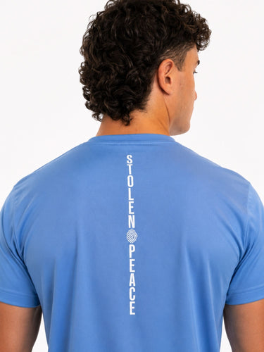 No Rest Performance T-Shirt - Mid Blue
