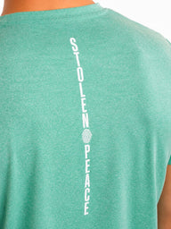 No Rest Performance T-Shirt - Green Melange