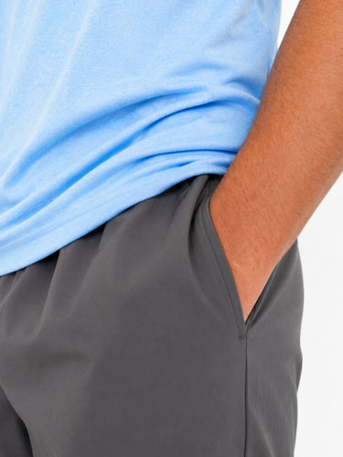 No Peace Active Shorts - Gray