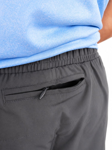 No Peace Active Shorts - Gray