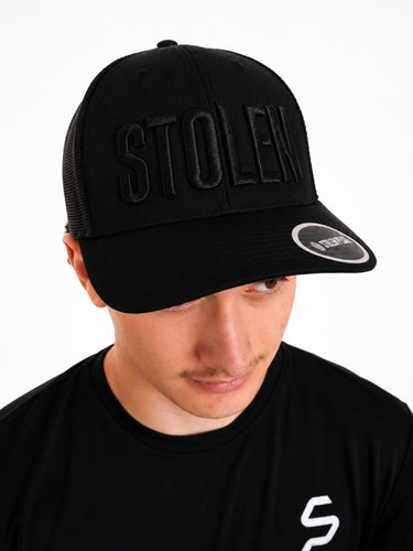 All Black Stolen Cap