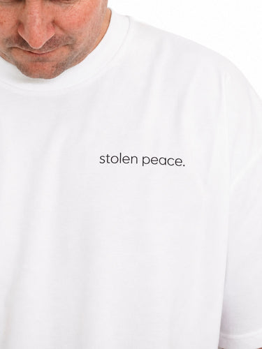 Halftone SP Print T-shirt - White