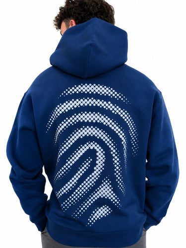 Signature Half Tone Hoodie - Blue