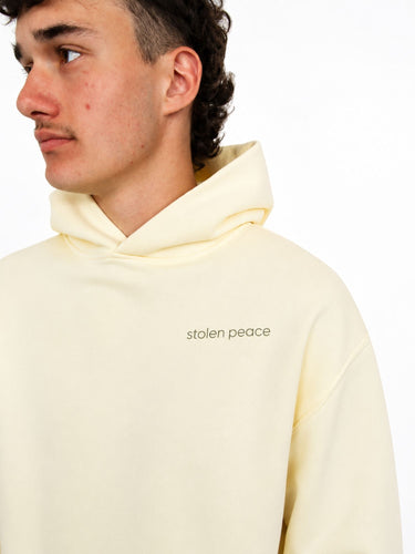 Signature Half Tone Hoodie - Butter