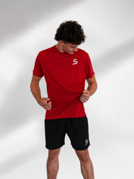 No Rest Performance T-Shirt - Red